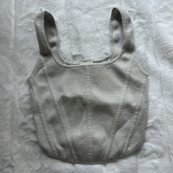 Aritzia Tops - - Aritzia Babaton
Sculpt Knit Bustier Tank